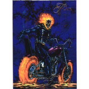 94 Flair Marvel Comics 1972 Original Ghost Rider Card #30 Origin of Ghost Rider